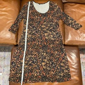 Mid-sleeve Peruvian Connection Dress w/pockets